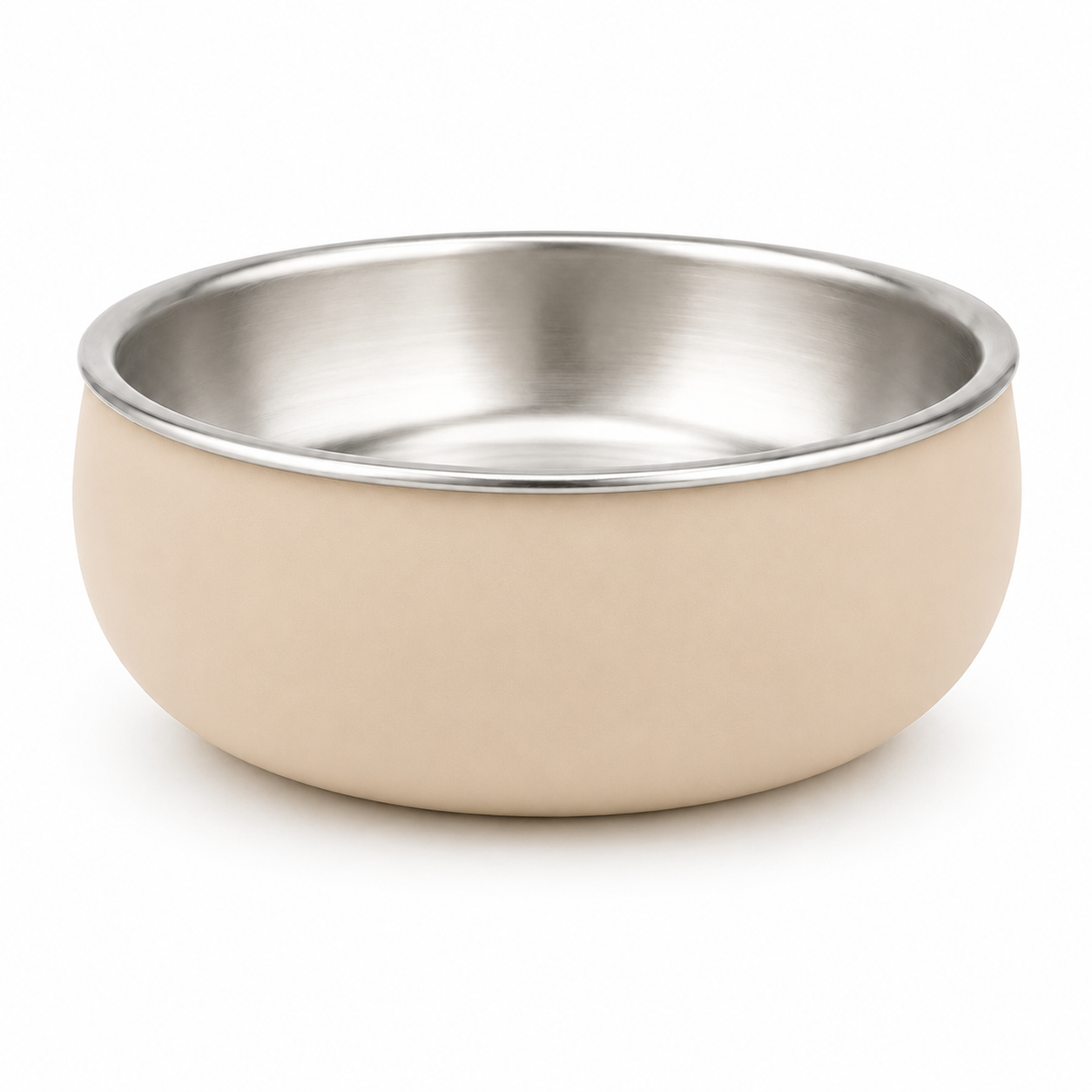 2 Piece - 2in1 Silicone and Steel Pet Bowls
