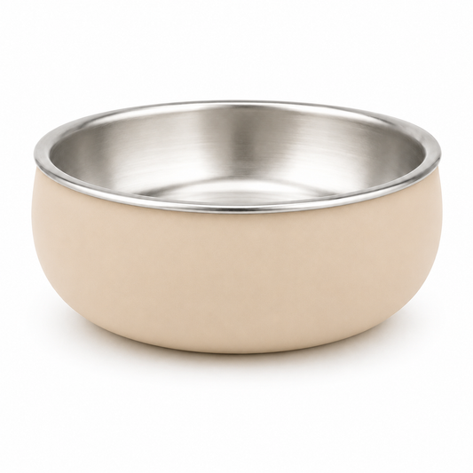 2 Piece - 2in1 Silicone and Steel Pet Bowls