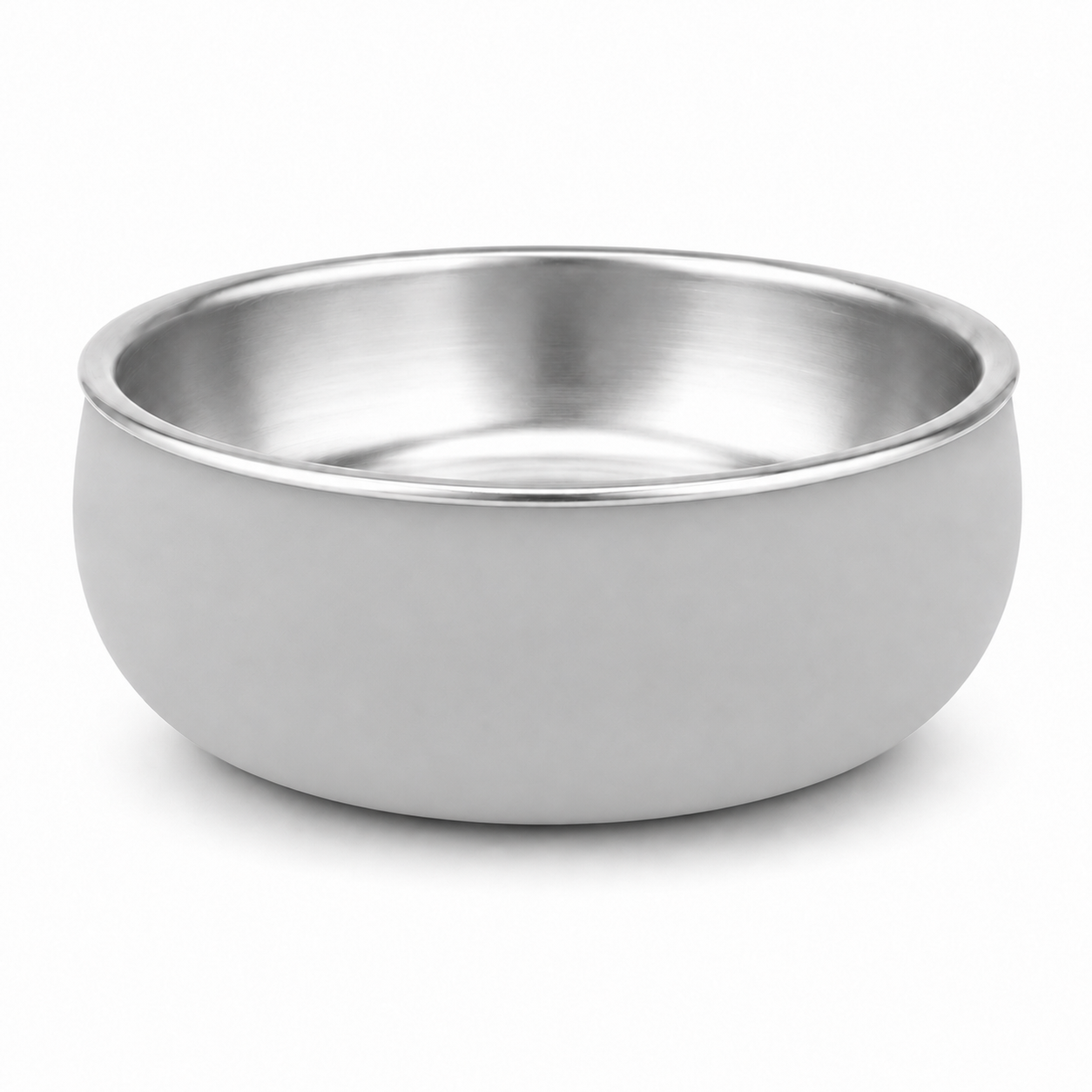 2 Piece - 2in1 Silicone and Steel Pet Bowls