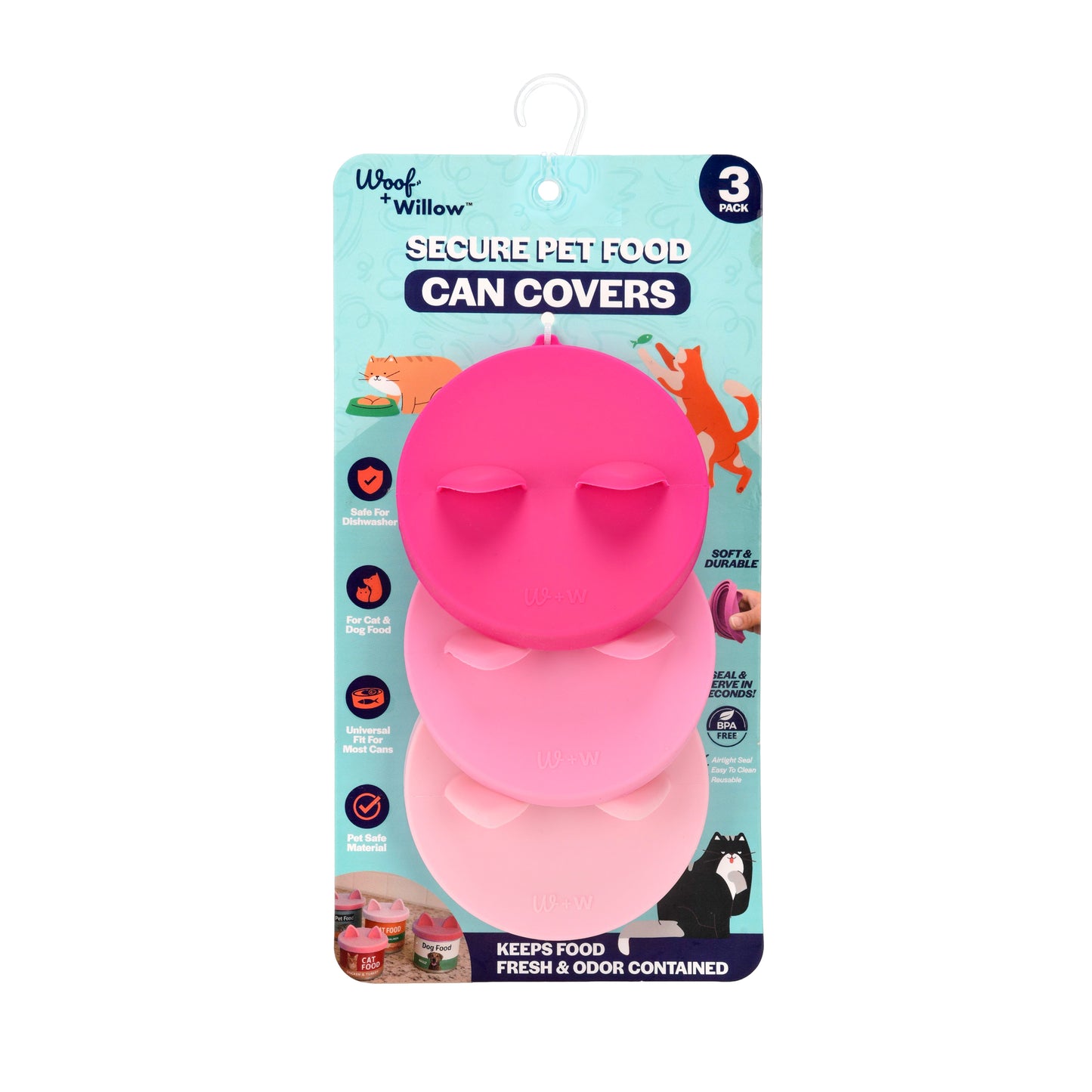 3 Pack Can Covers with Ears