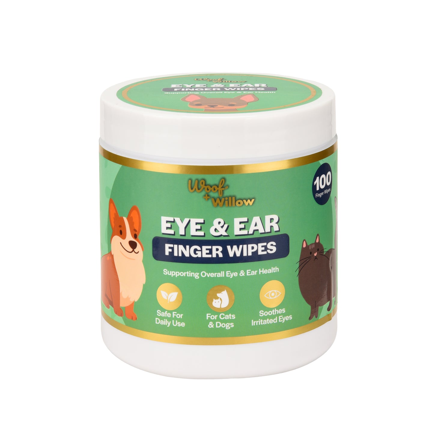 Pet Eye & Ear Wipes - 100 Pack
