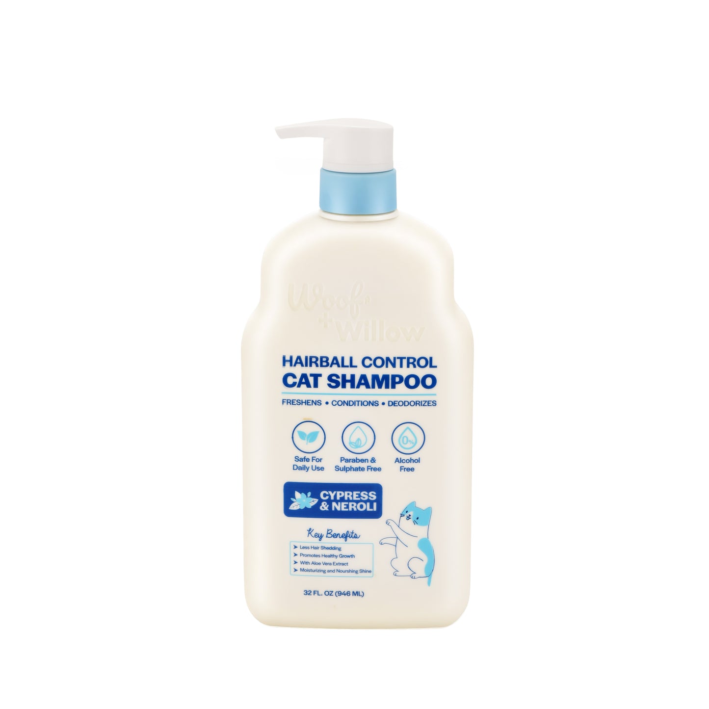 Deluxe Hairball Control Cat Shampoo