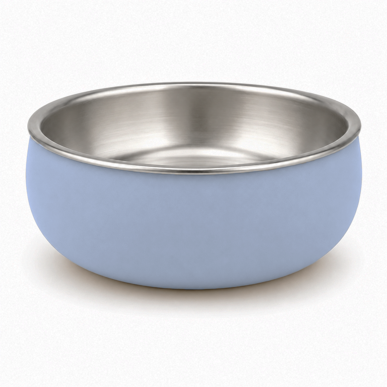 2 Piece - 2in1 Silicone and Steel Pet Bowls
