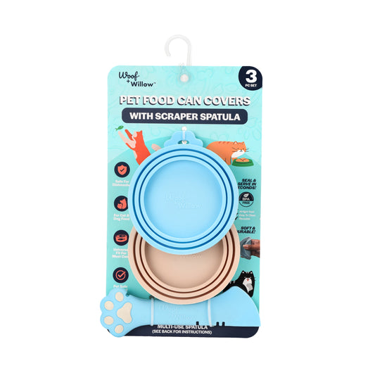 2 Pack Pet Can Cover with Spatula