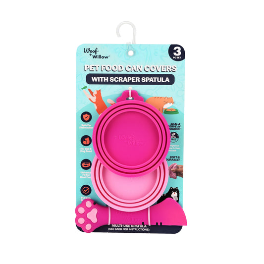 2 Pack Pet Can Cover with Spatula