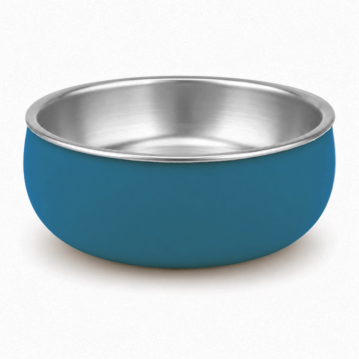 2 Piece - 2in1 Silicone and Steel Pet Bowls